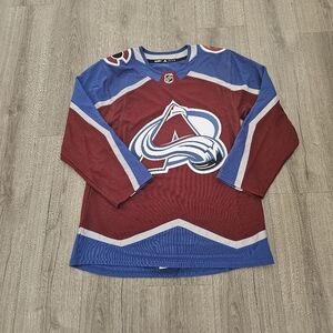 Adidas Colorado Avalanche Aeroready Jersey Mens Size 46 Small